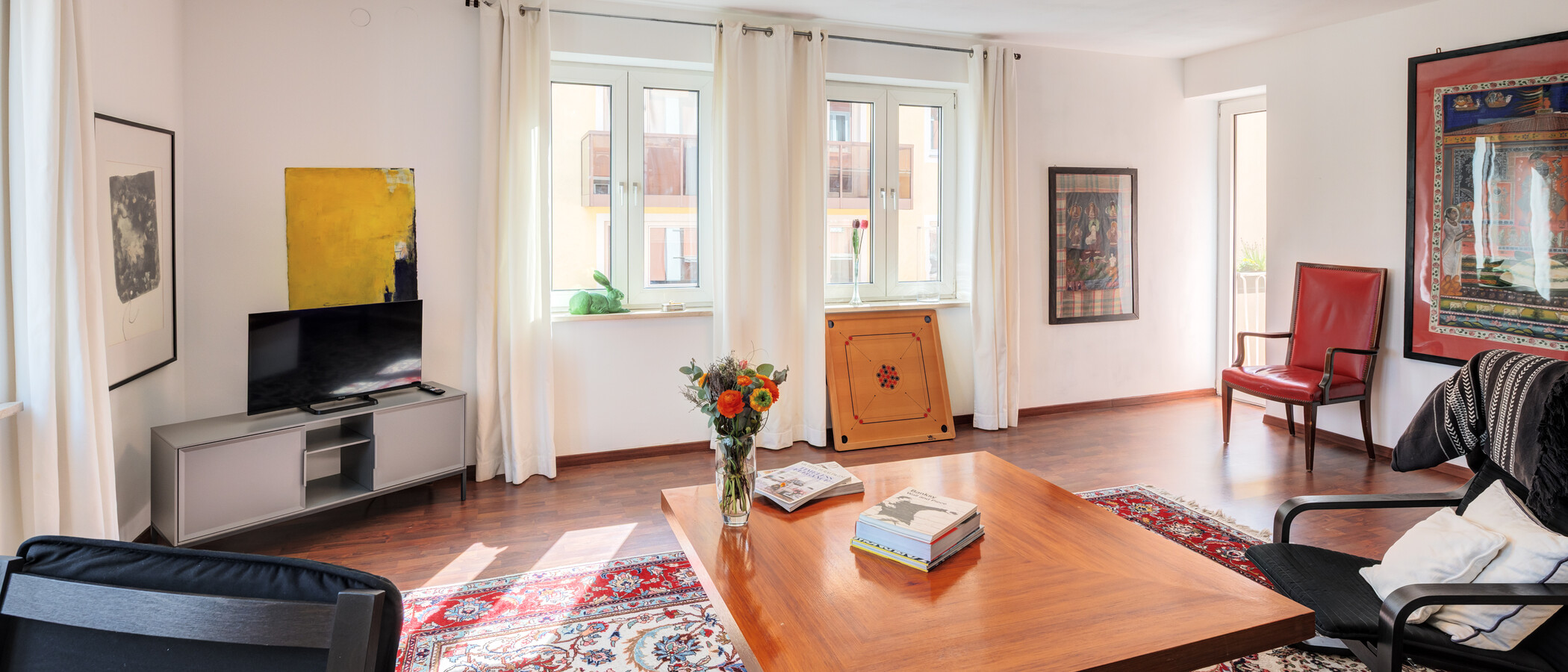 appartement München Schwabing (links der Leopoldstraße) 03 salle de séjour 14839