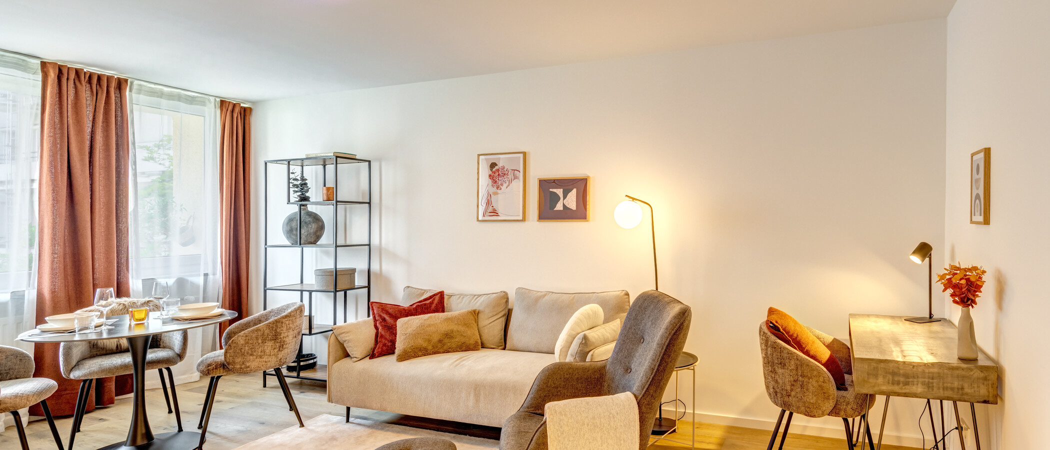 appartement München Schwabing-West 01 pièce à vivre 14841