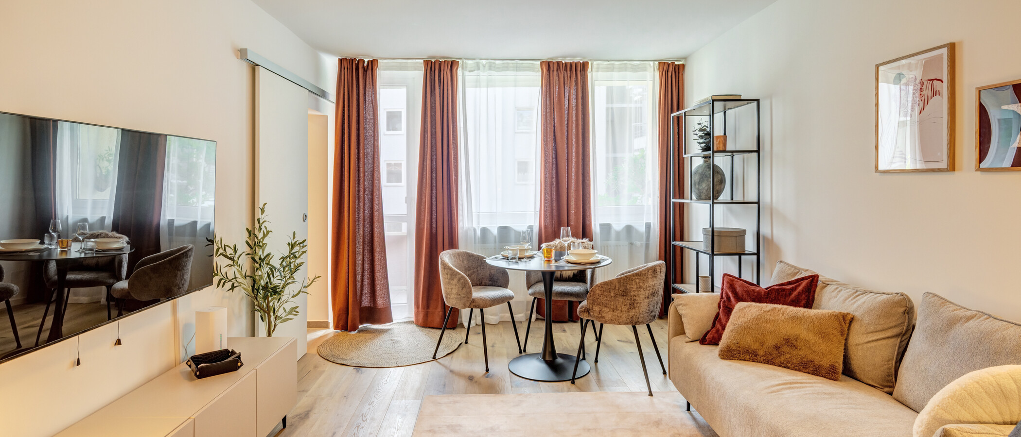 appartement München Schwabing-West 03 pièce à vivre 14841