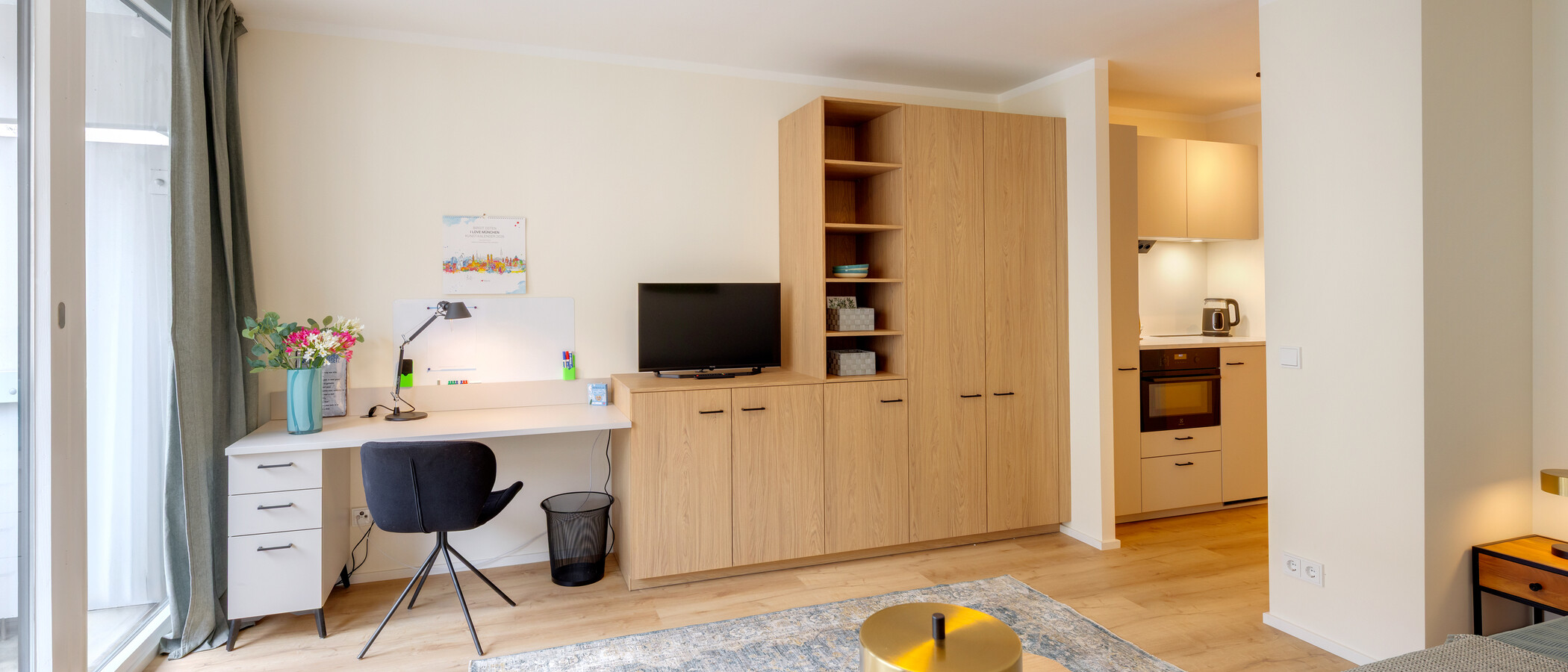appartement München Maxvorstadt - Universitätsviertel 02 pièce à vivre 14844