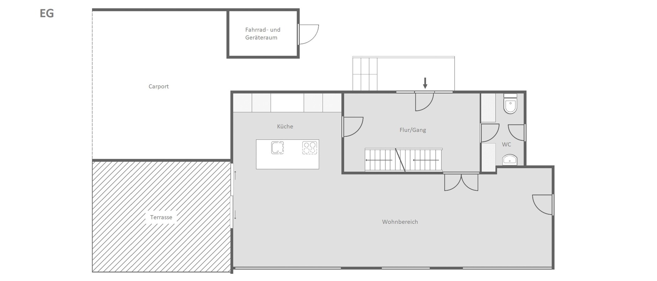 maison individuelle Fahrenzhausen 01 plan d'étage 14846