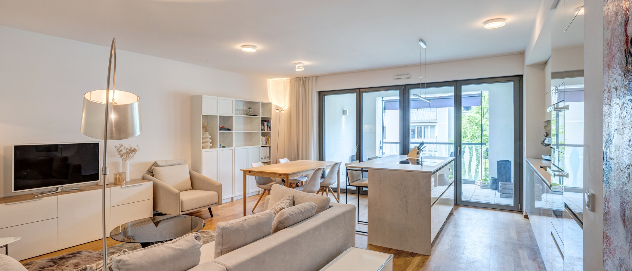 appartement München Ludwigsvorstadt 01 pièce à vivre 14847