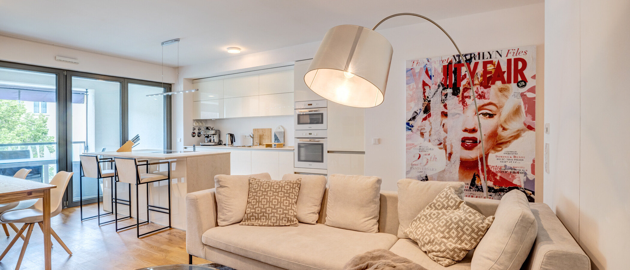 appartement München Ludwigsvorstadt 02 pièce à vivre 14847