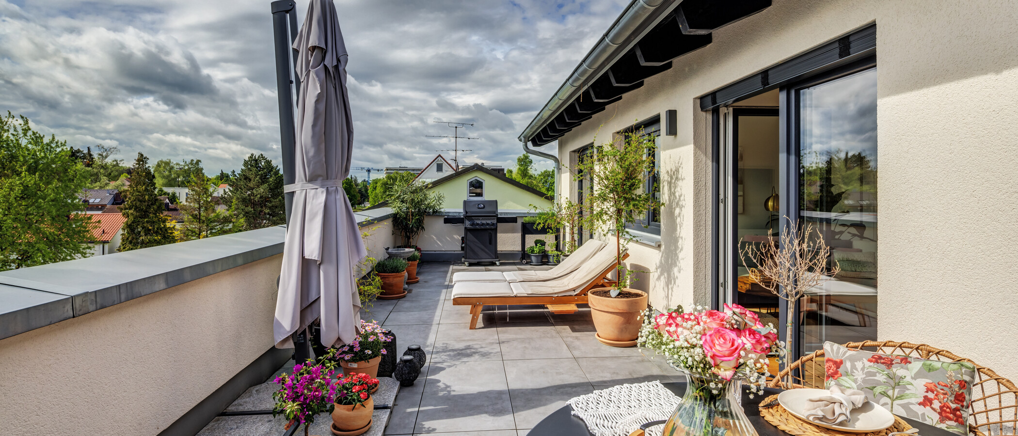 appartement avec terrasse sur le toit Planegg 03 terrasse sur le toit 14854