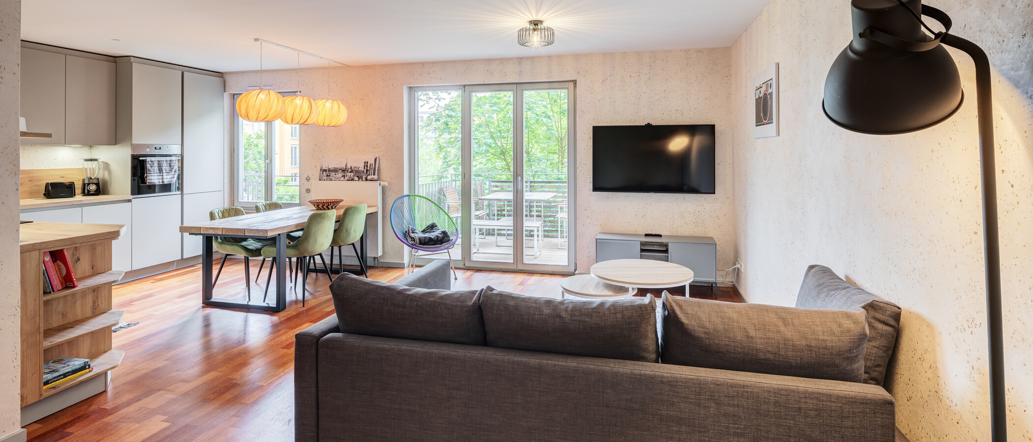 appartement München Haidhausen 01 pièce à vivre 14860