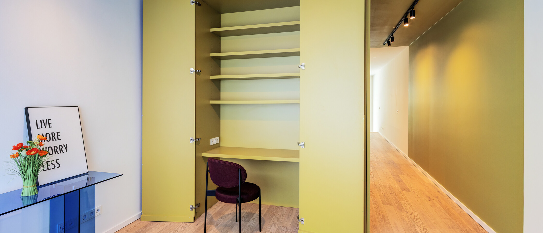 appartement style maisonnette München Neuhausen 02 coin bureau 14864