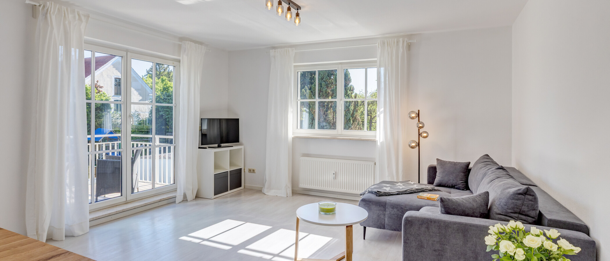 appartement München Untermenzing 04 pièce à vivre 14866