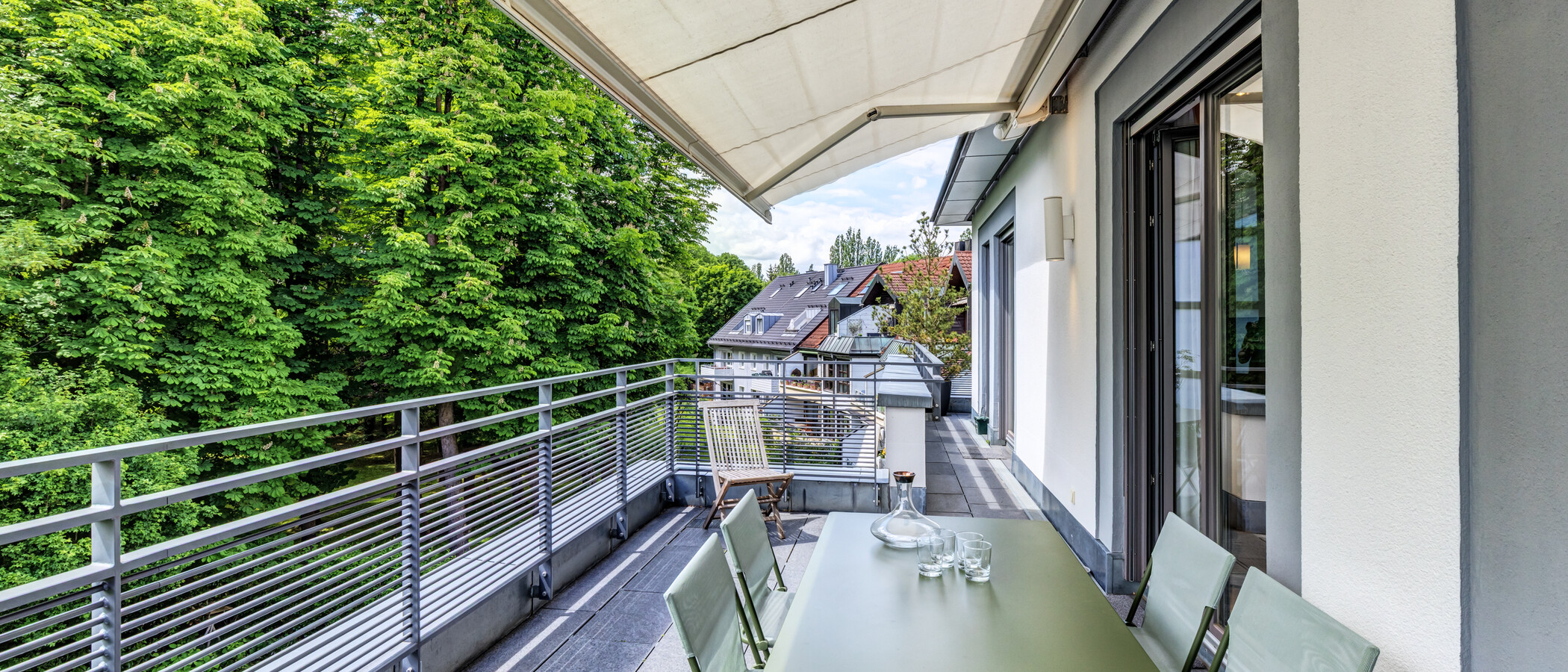 appartement München Bogenhausen 02 terrasse sur le toit 14869