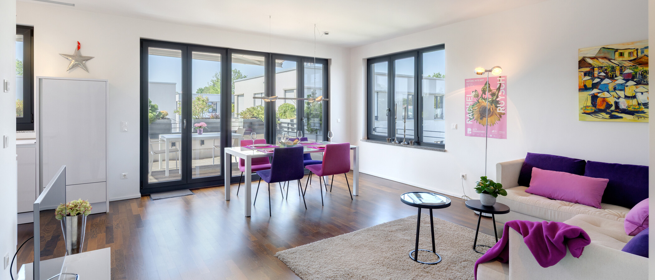 appartement avec terrasse sur le toit München Altbogenhausen 01 pièce à vivre 14872