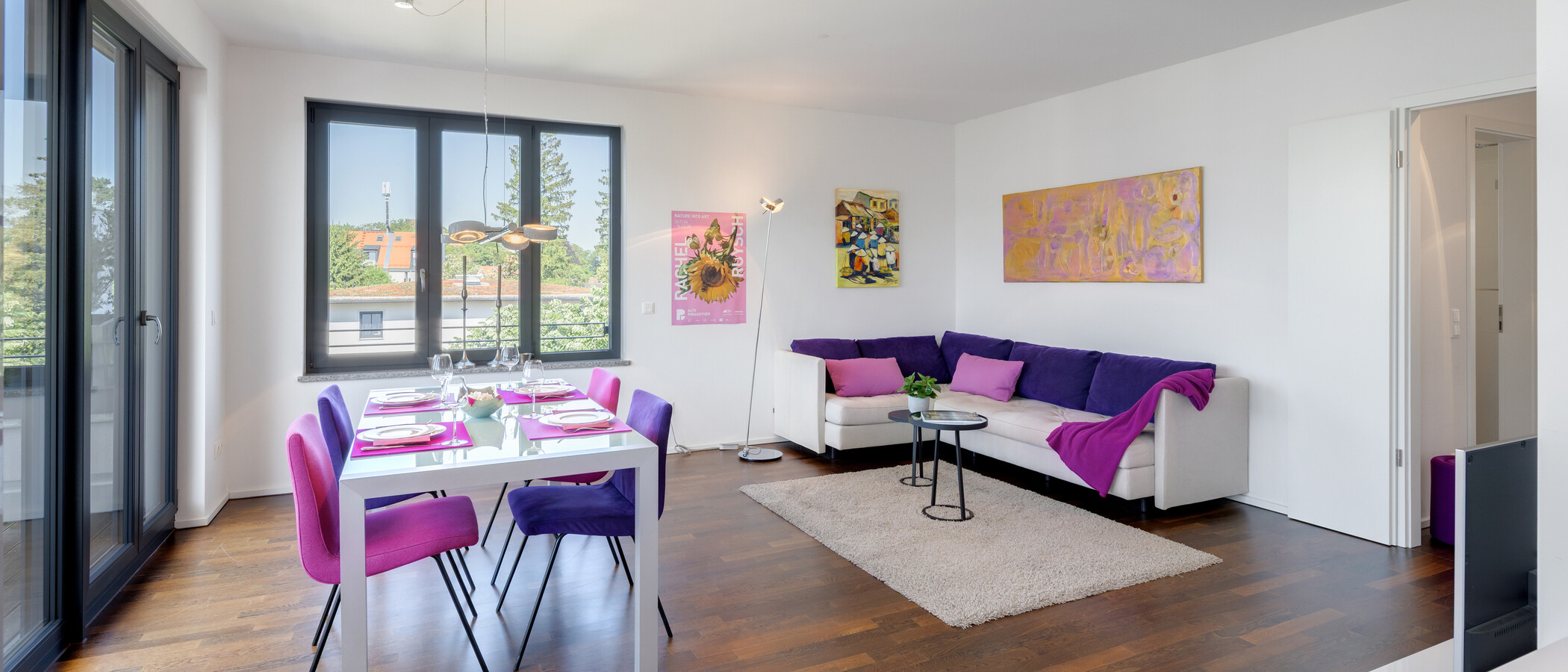appartement avec terrasse sur le toit München Altbogenhausen 02 pièce à vivre 14872