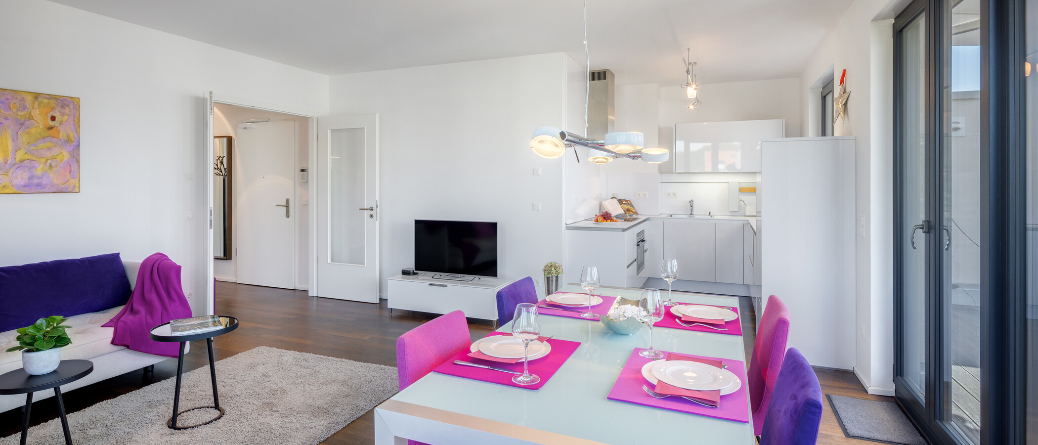 appartement avec terrasse sur le toit München Altbogenhausen 03 pièce à vivre 14872