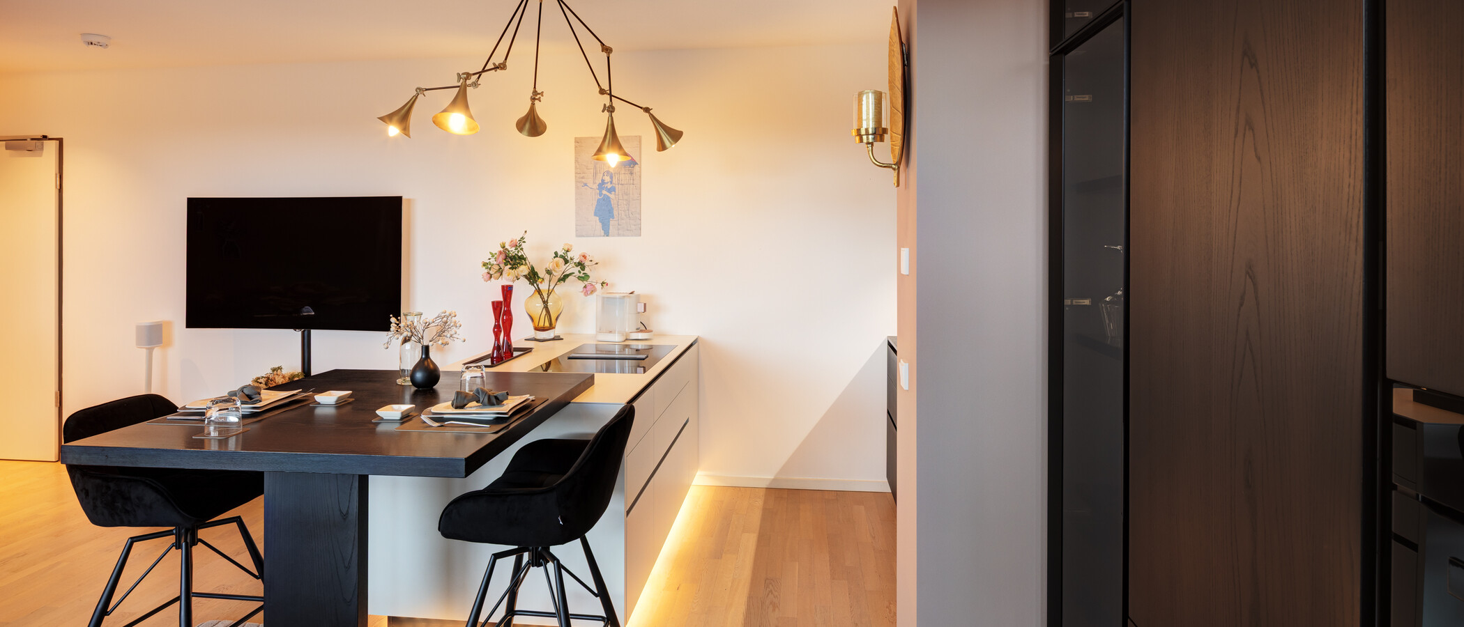 appartement avec terrasse sur le toit München Sendling 03 cuisine 14873