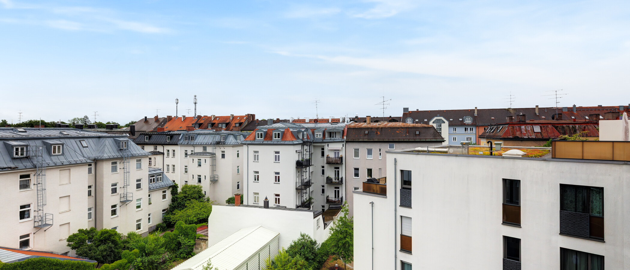 appartement avec terrasse sur le toit München Sendling 01 vue 14873