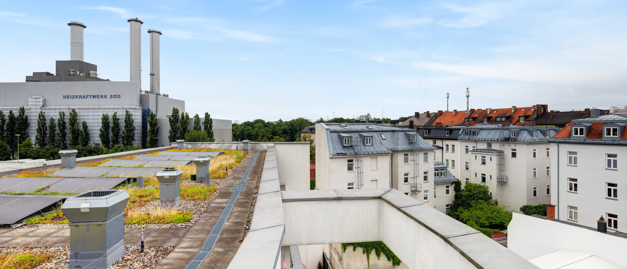 appartement avec terrasse sur le toit München Sendling 02 vue 14873