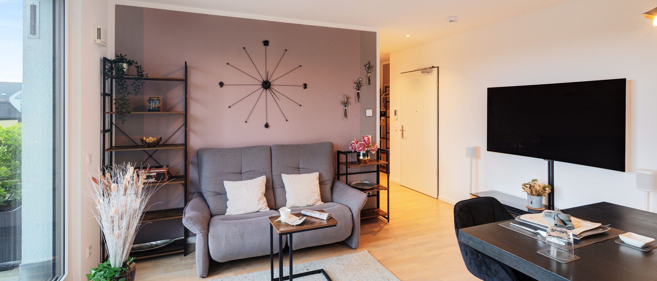 appartement avec terrasse sur le toit München Sendling 02 pièce à vivre 14873
