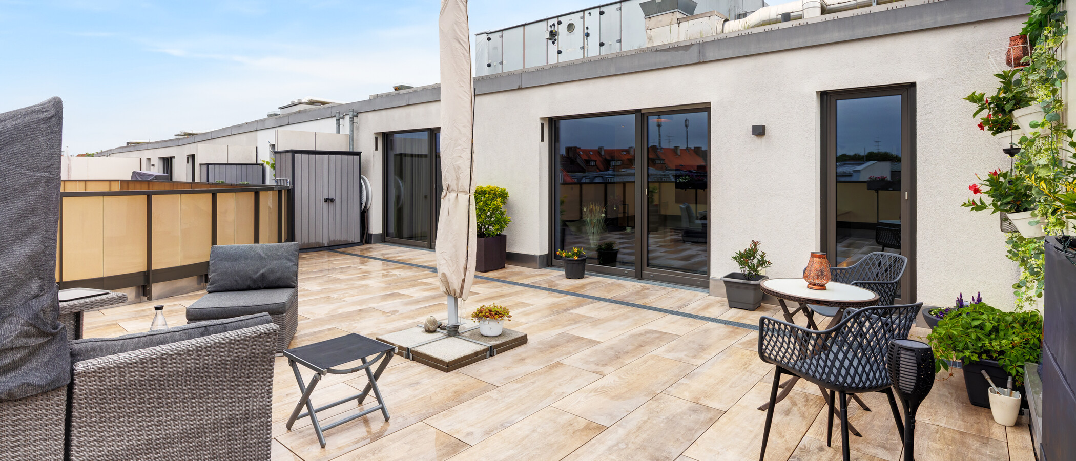 appartement avec terrasse sur le toit München Sendling 04 terrasse sur le toit 14873