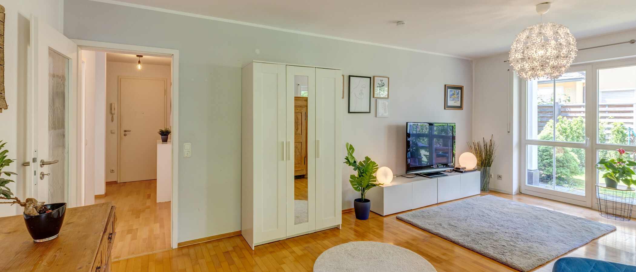 appartement avec jardin München Pasing 03 pièce à vivre 14874