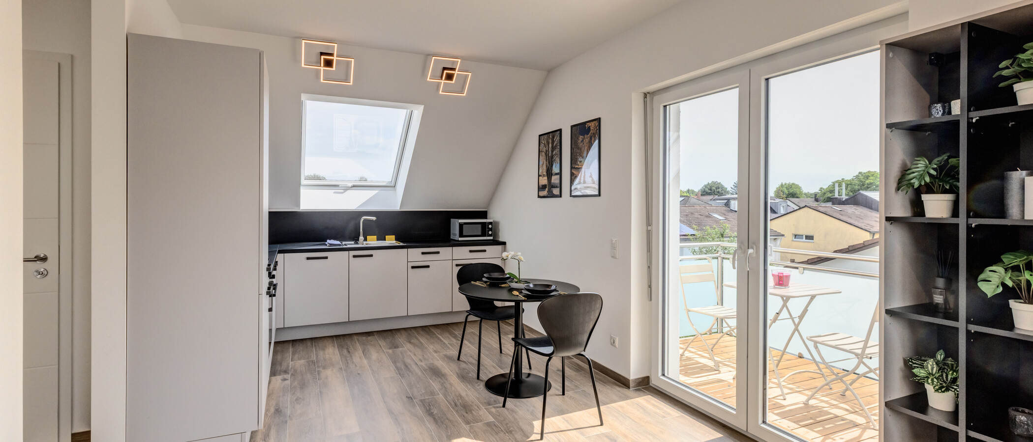 appartement sous les toits München Trudering 01 cuisine 14876