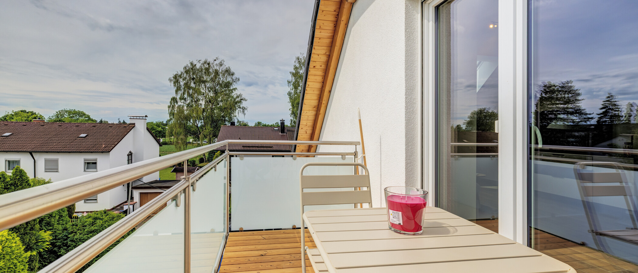 appartement sous les toits München Trudering 02 balcon 14876