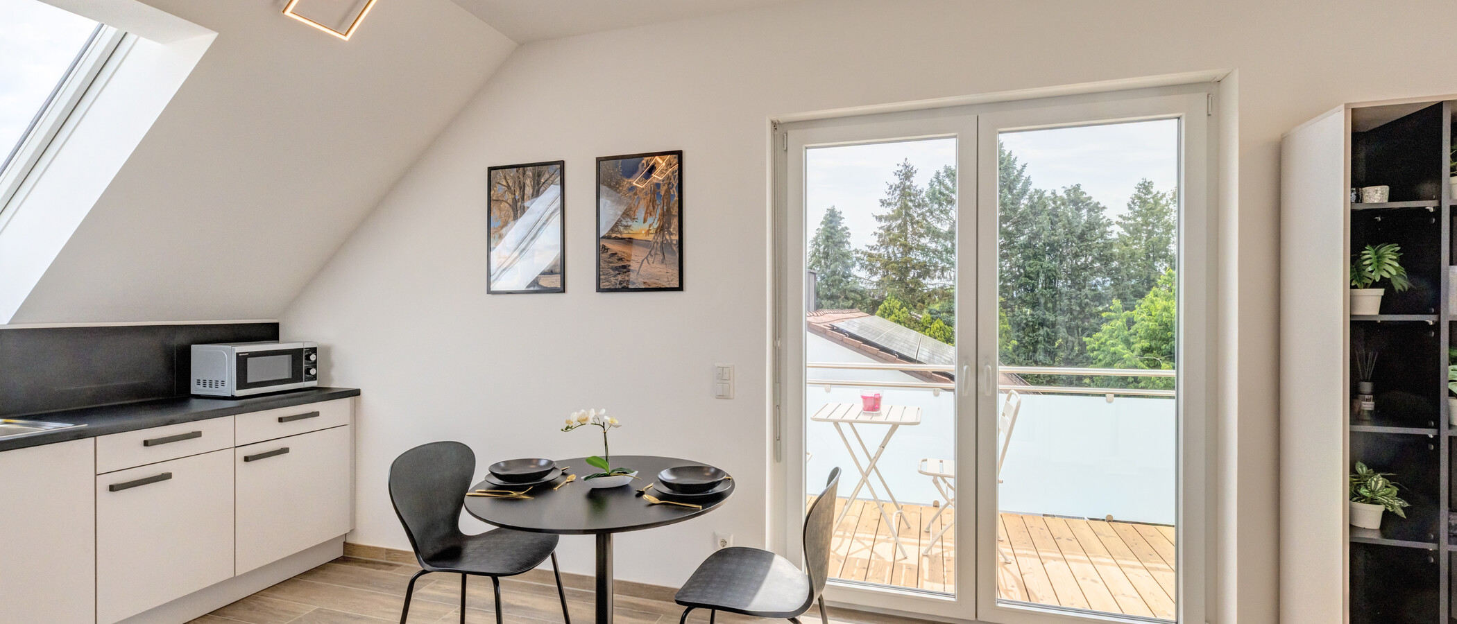 appartement sous les toits München Trudering 04 pièce à vivre 14876