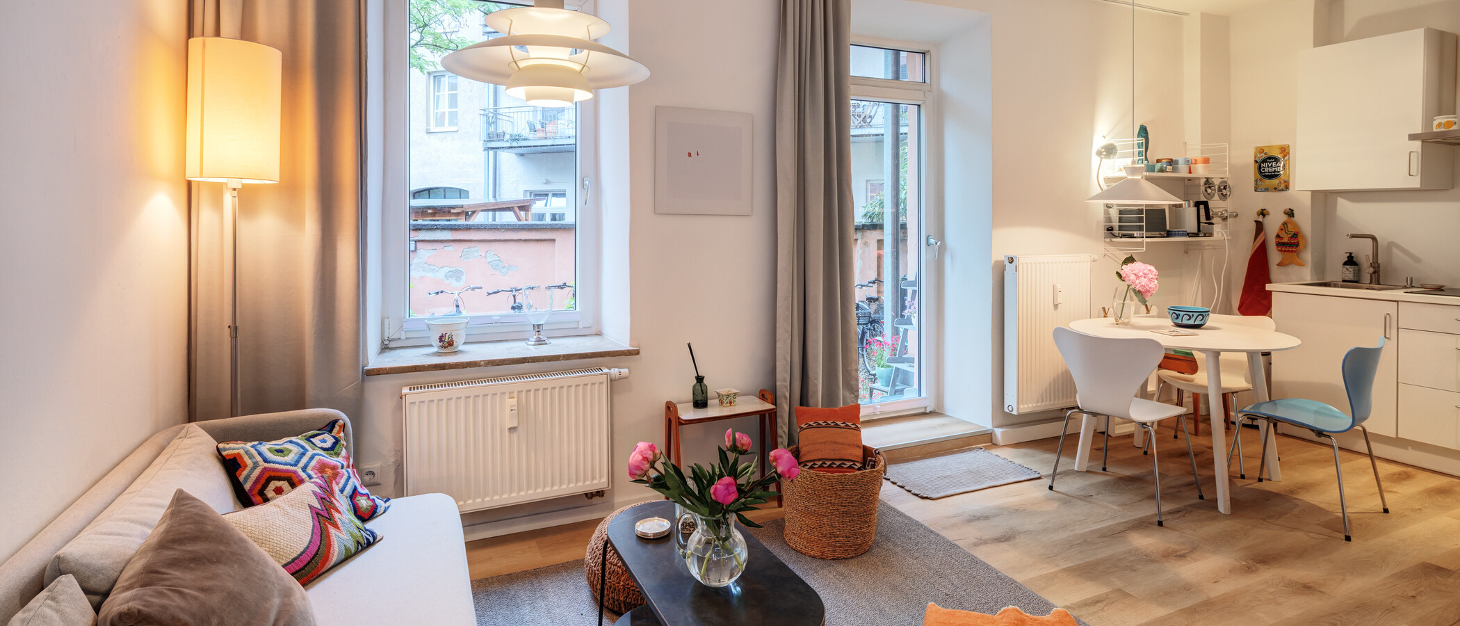 appartement München Schlachthofviertel 01 pièce à vivre 14880