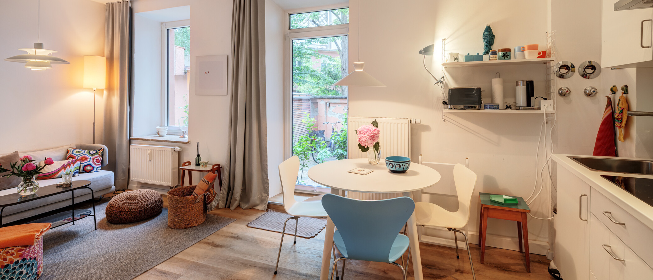 appartement München Schlachthofviertel 04 pièce à vivre 14880