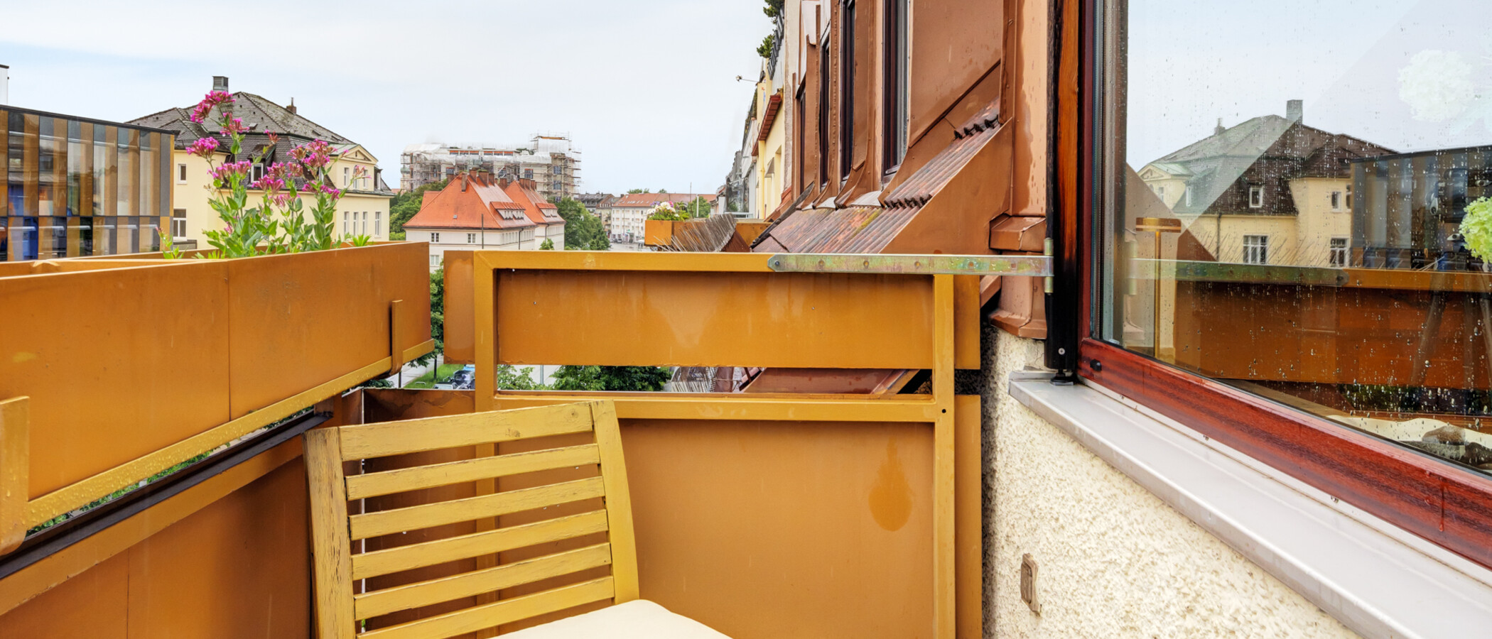 appartement sous les toits München Sendling-Westpark 02 balcon 14882