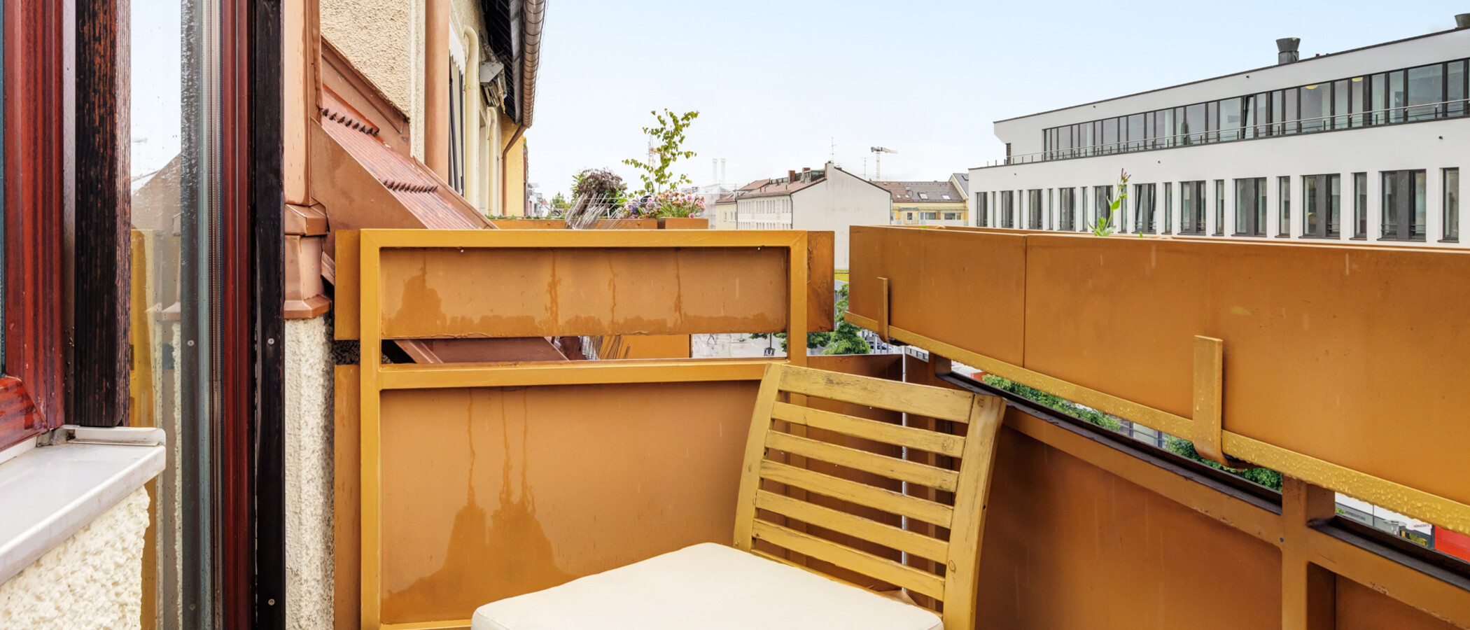 appartement sous les toits München Sendling-Westpark 03 balcon 14882