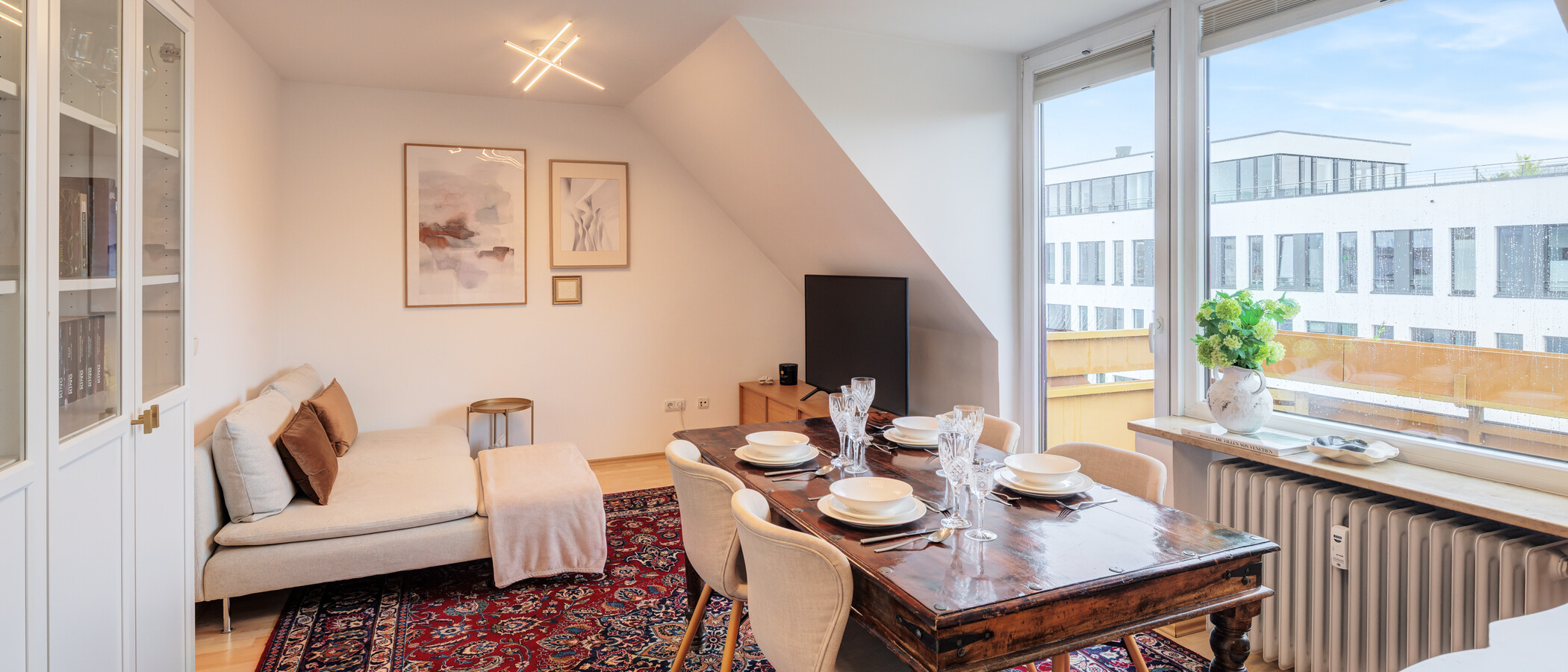 appartement sous les toits München Sendling-Westpark 01 pièce à vivre 14882