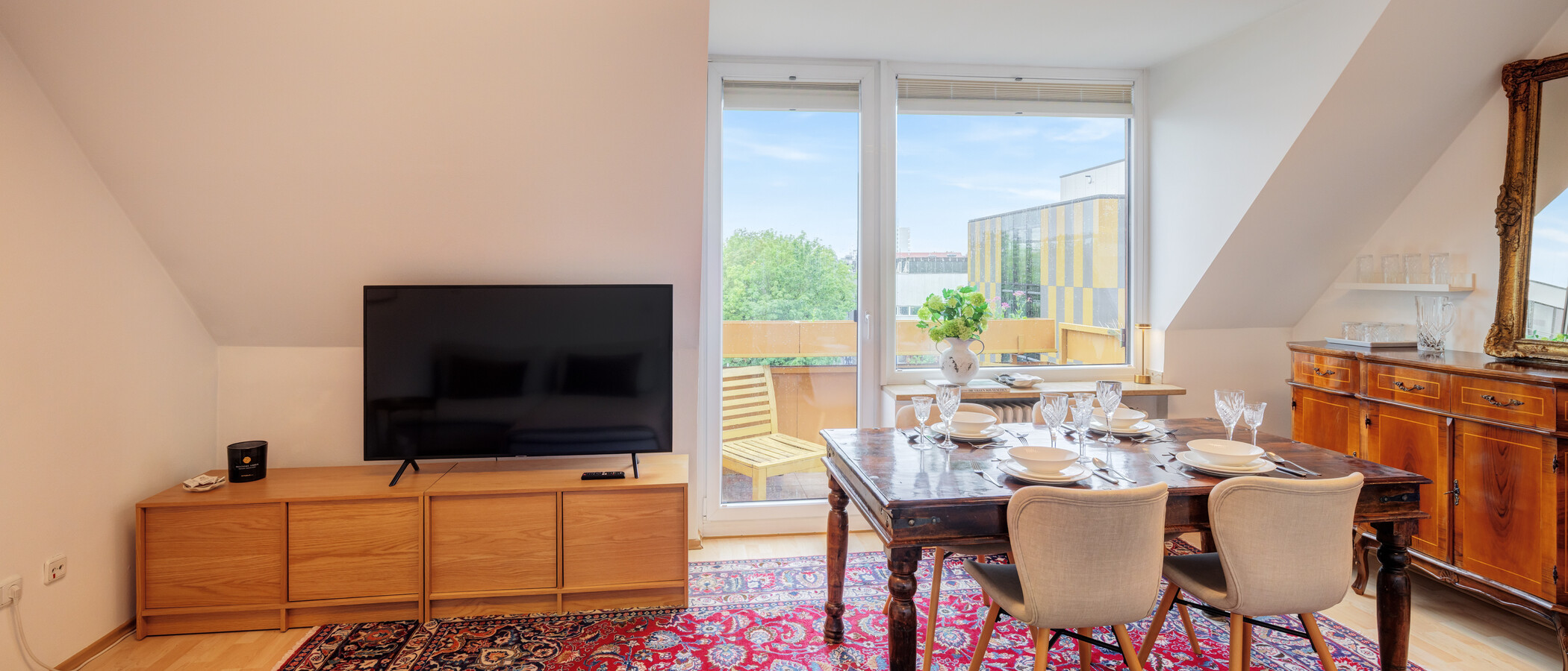 appartement sous les toits München Sendling-Westpark 04 pièce à vivre 14882
