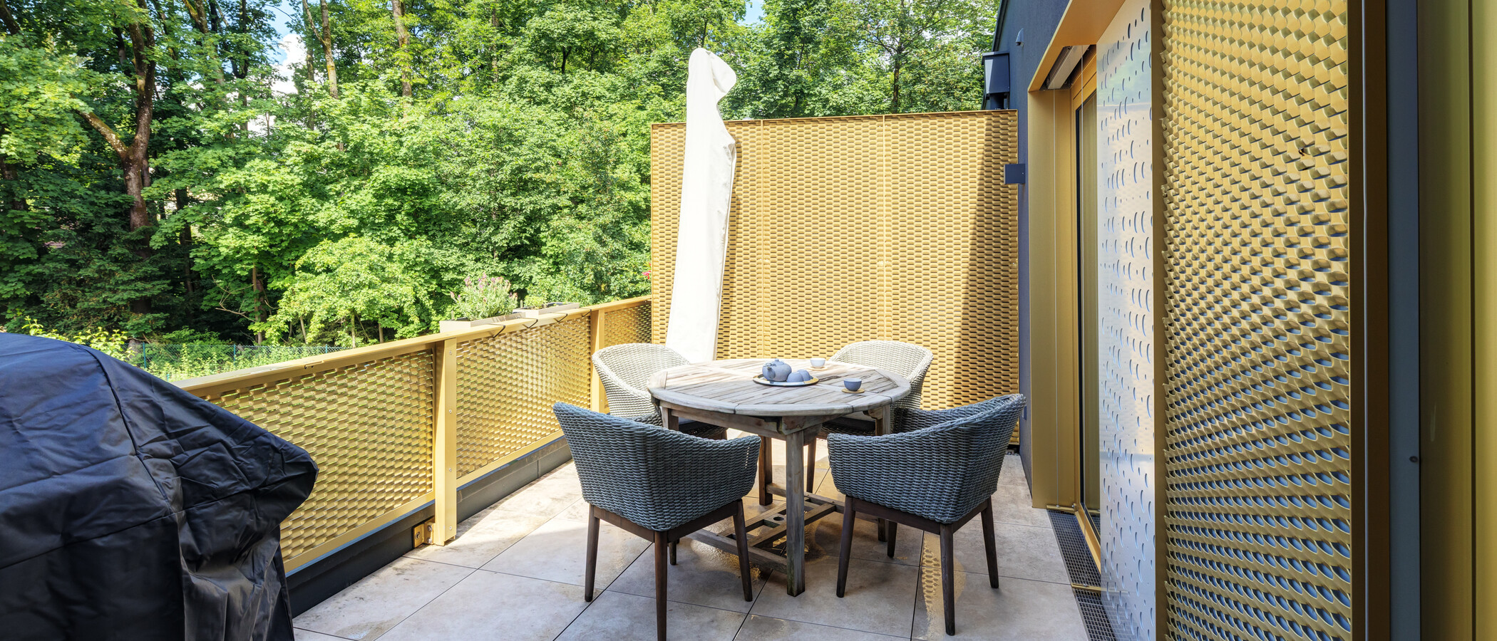 appartement München Solln 01 terrasse sur le toit 14884