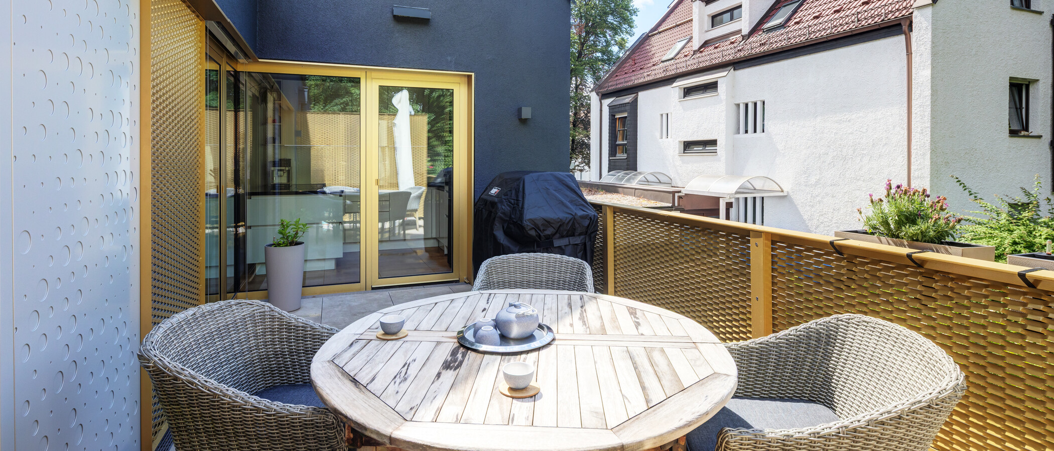 appartement München Solln 02 terrasse sur le toit 14884