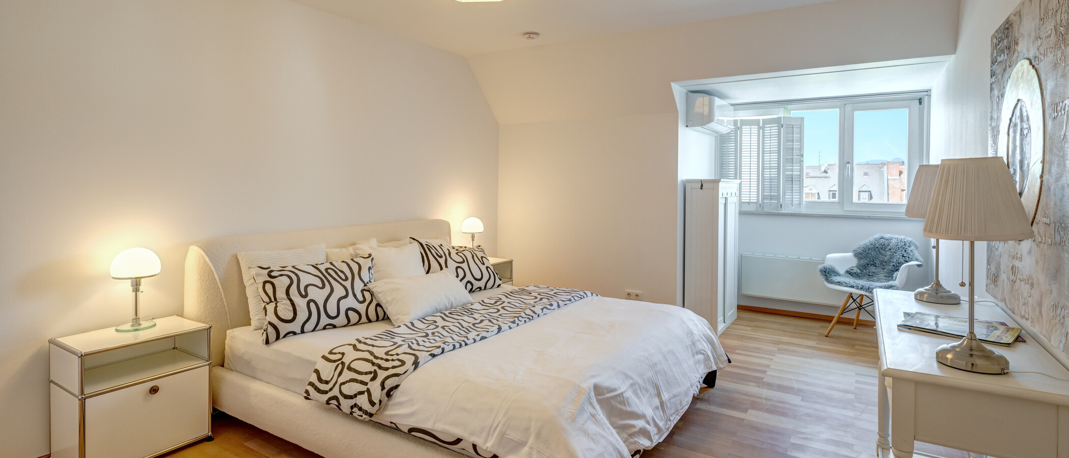 appartement avec mezzanine München Maxvorstadt 01 1ère chambre 14890