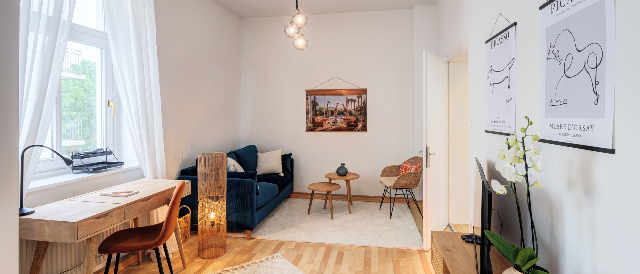 appartement München Schwabing-West 03 pièce à vivre 14894
