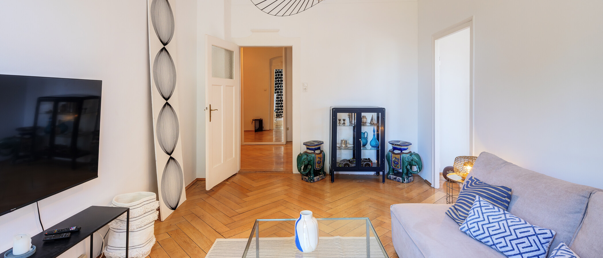 appartement München Nymphenburg 03 salle de séjour 14899