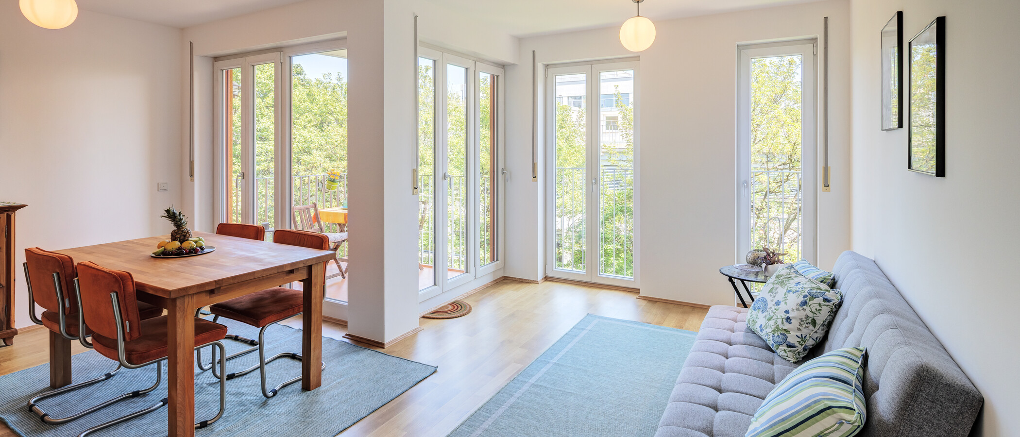 appartement München Schwabing-West 03 pièce à vivre 14901