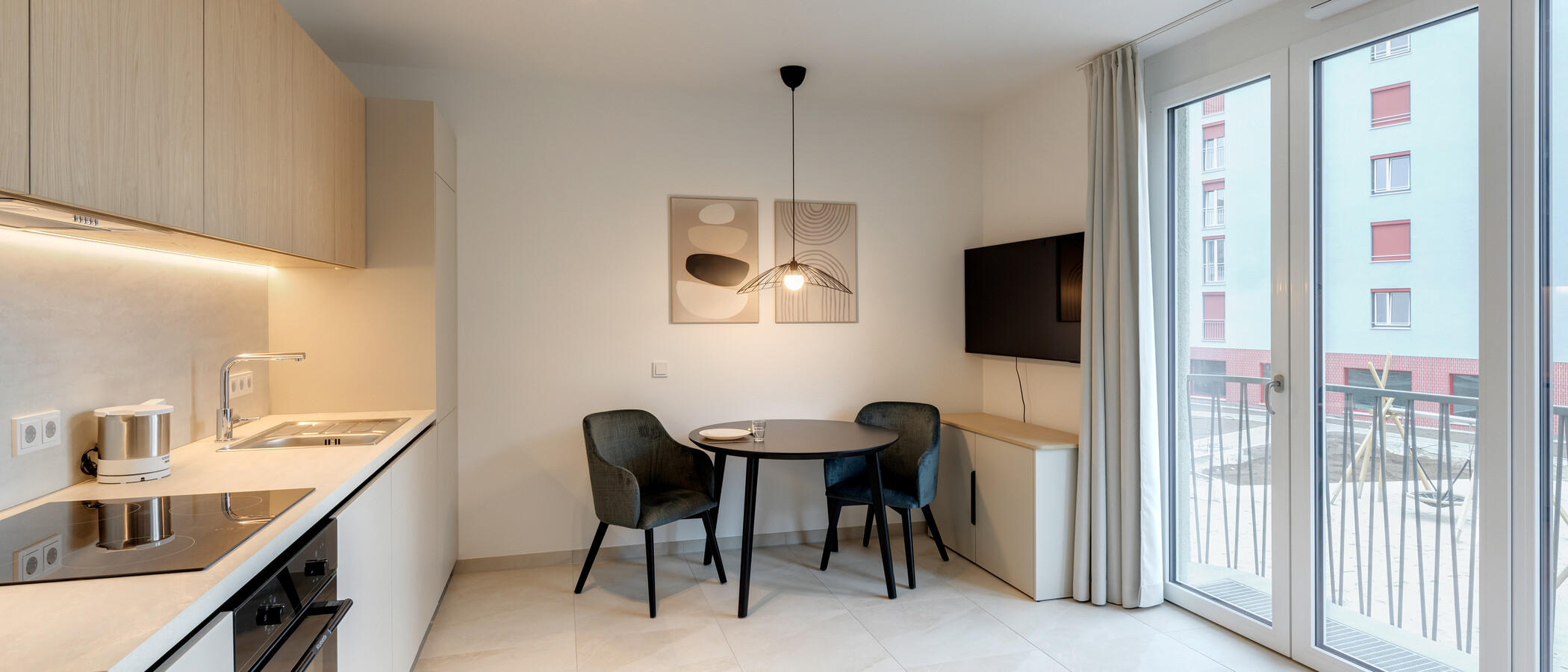 appartement München Berg am Laim 01 pièce à vivre 14903