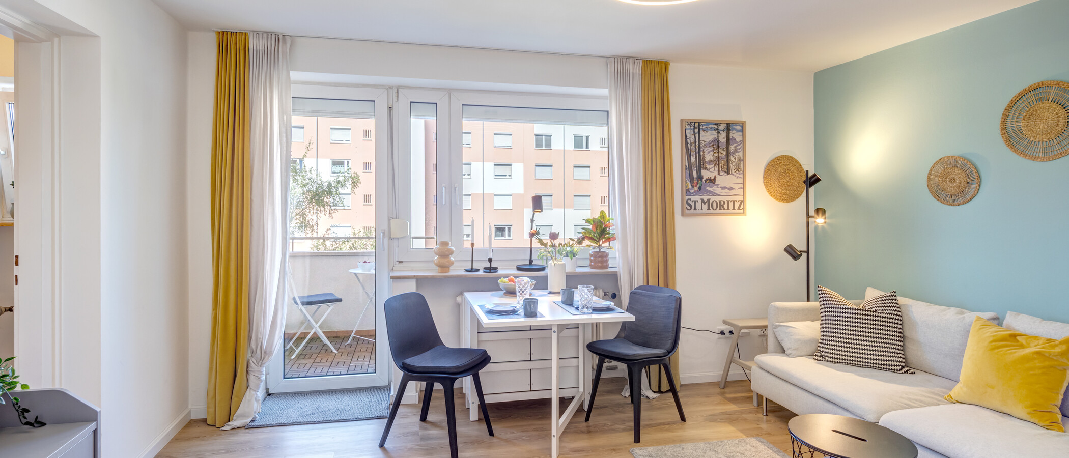 appartement München Fasanerie 02 pièce à vivre 14906