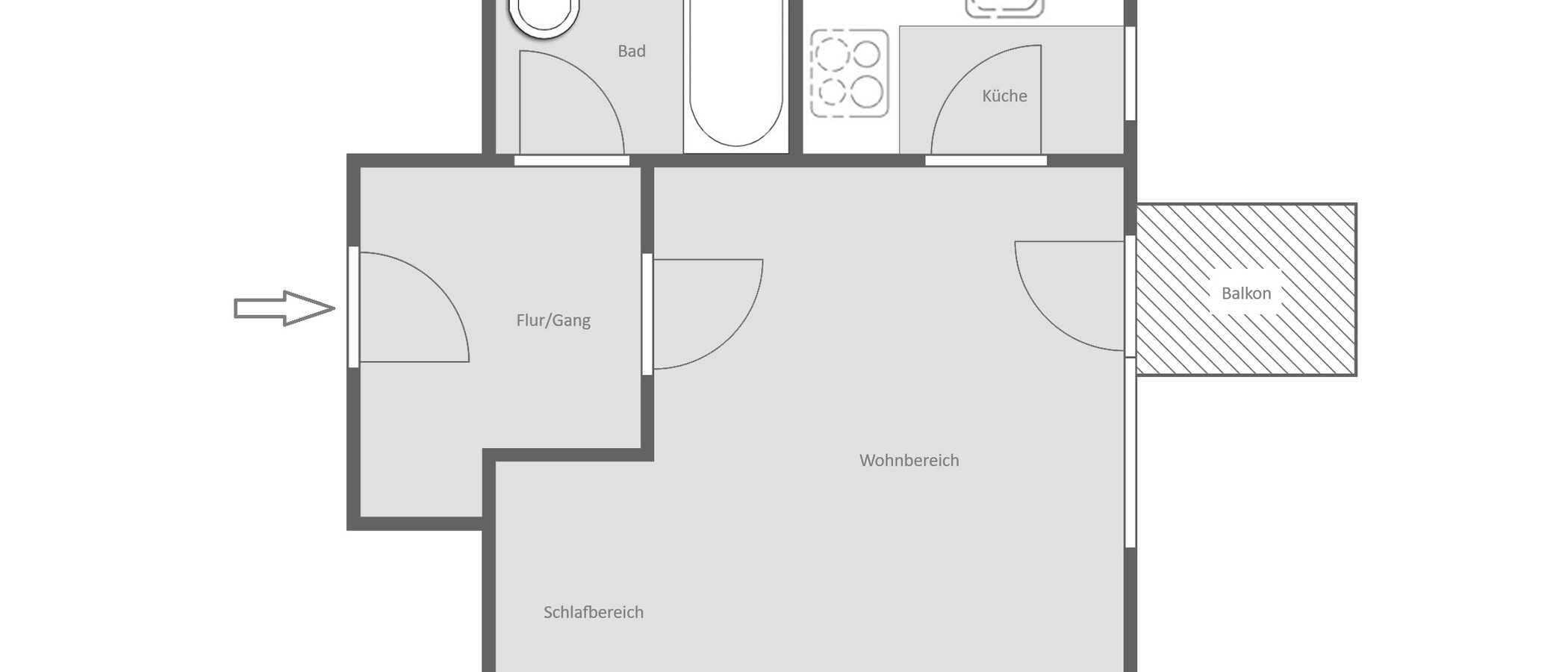 appartement München Fasanerie 01 plan d'étage 14906