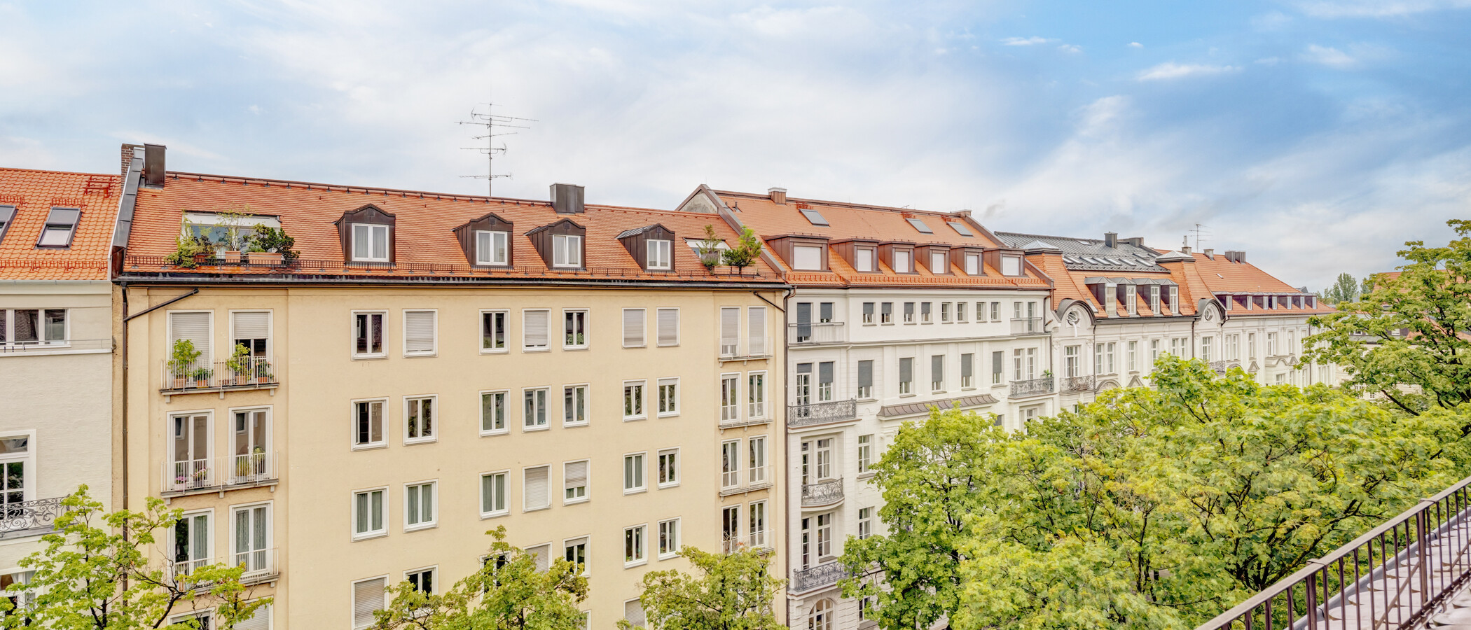 appartement style maisonnette München Schwabing 04 vue 14908