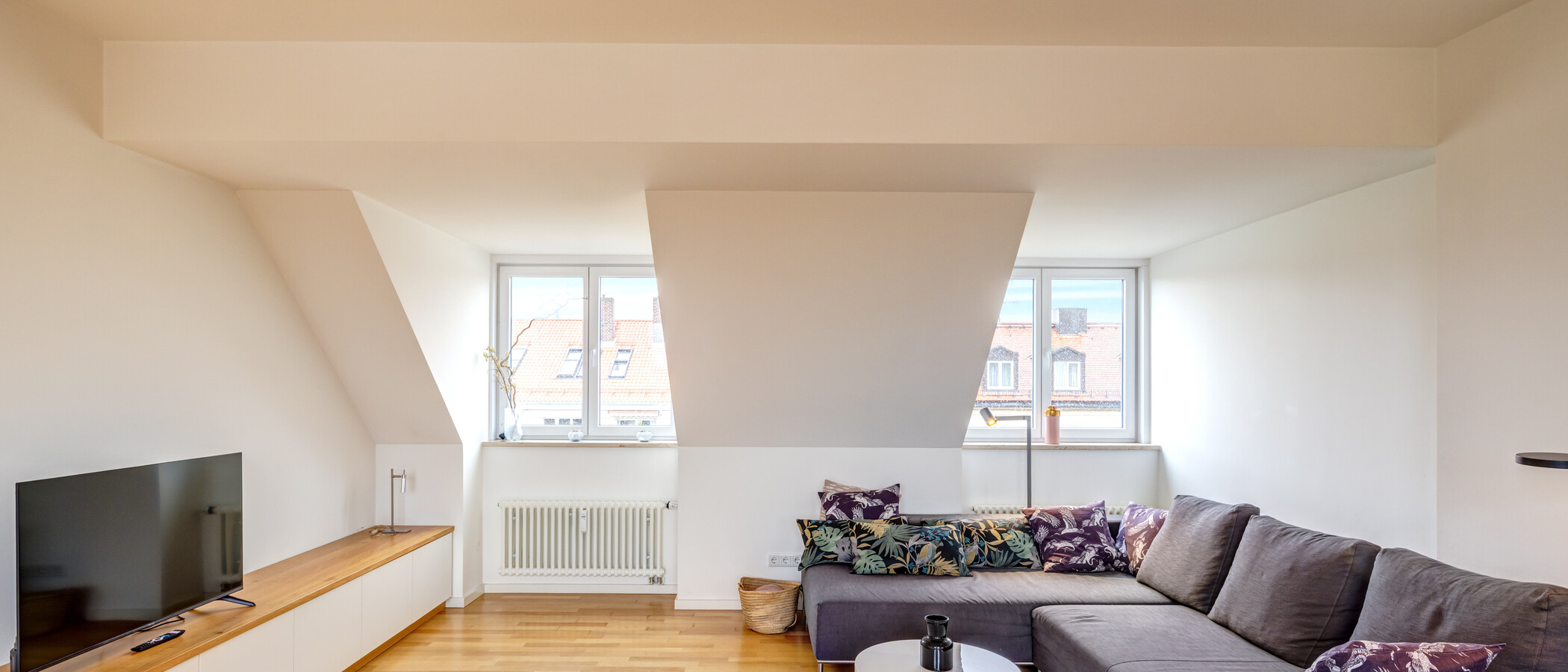 appartement style maisonnette München Schwabing 04 pièce à vivre 14908