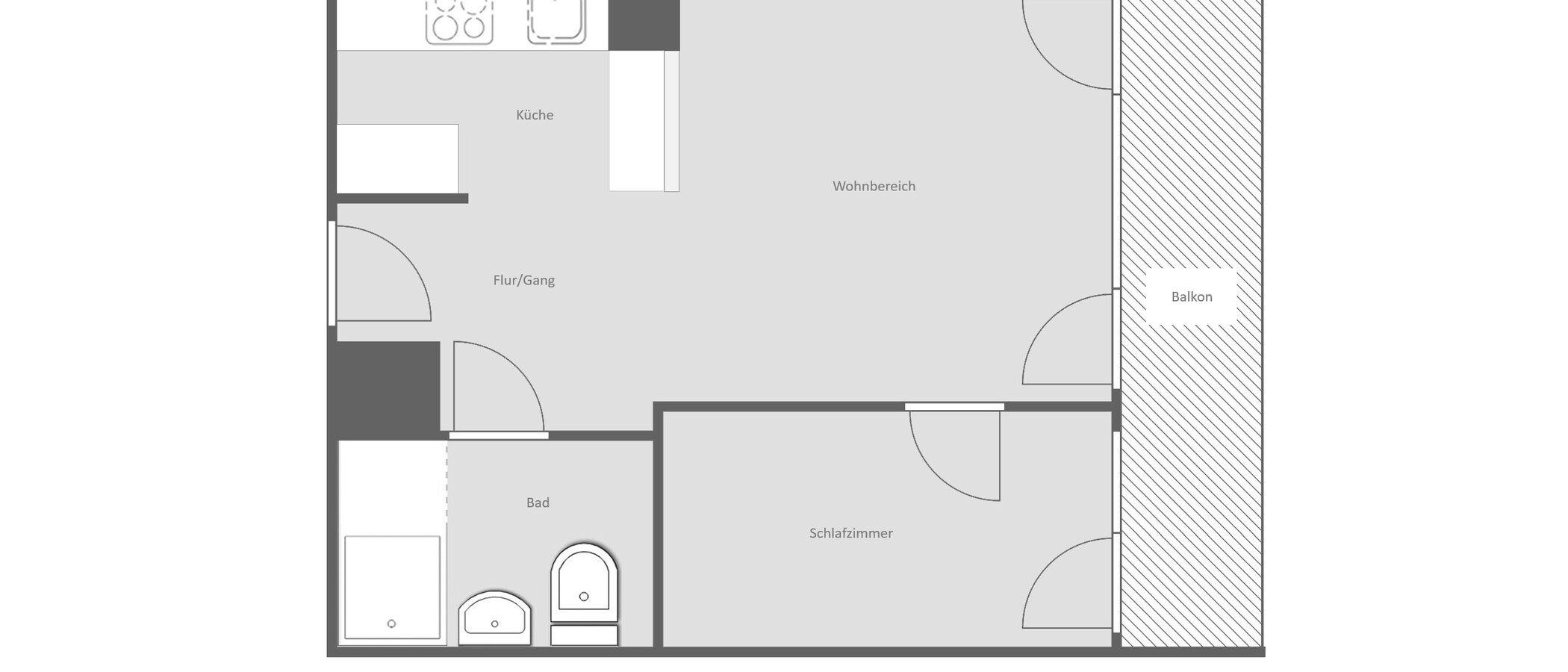 appartement München Johanneskirchen 01 plan d'étage 14909