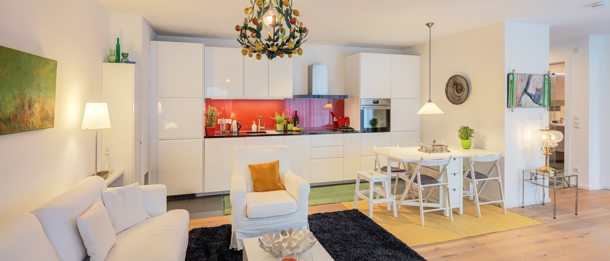 appartement sous les toits München Allach 03 pièce à vivre 14913