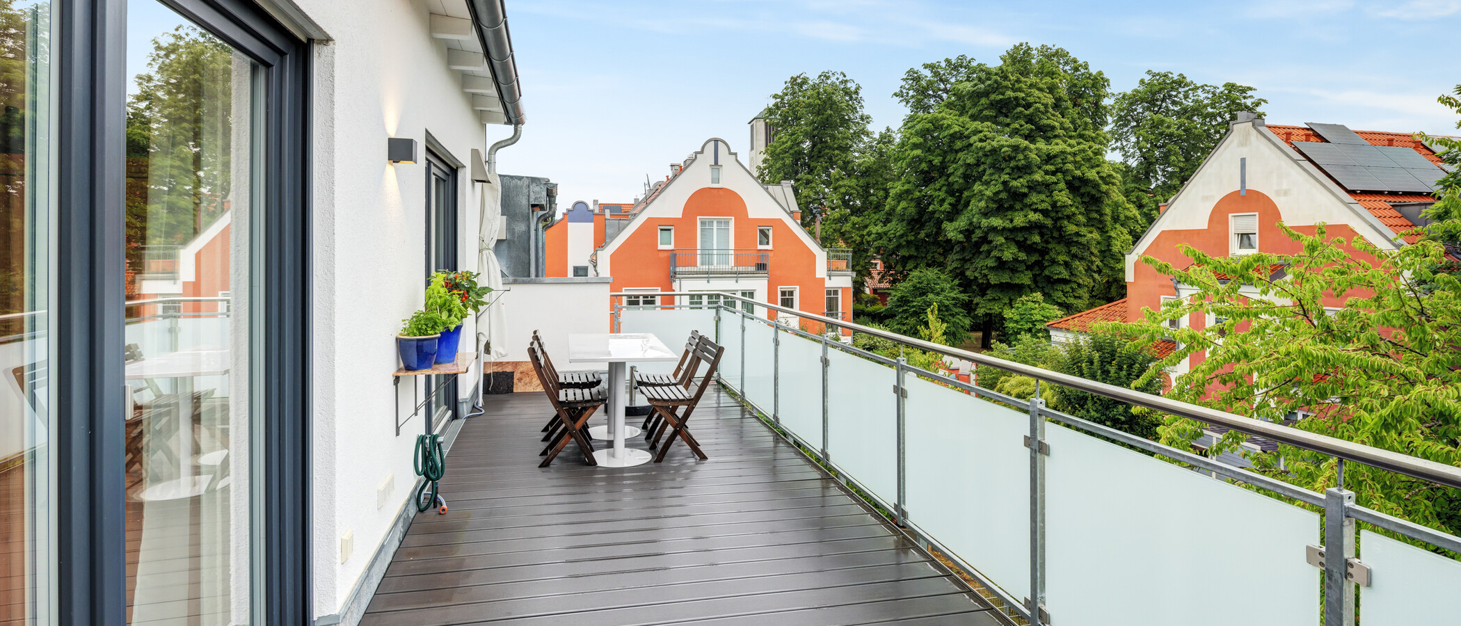appartement sous les toits München Allach 02 terrasse sur le toit 14913