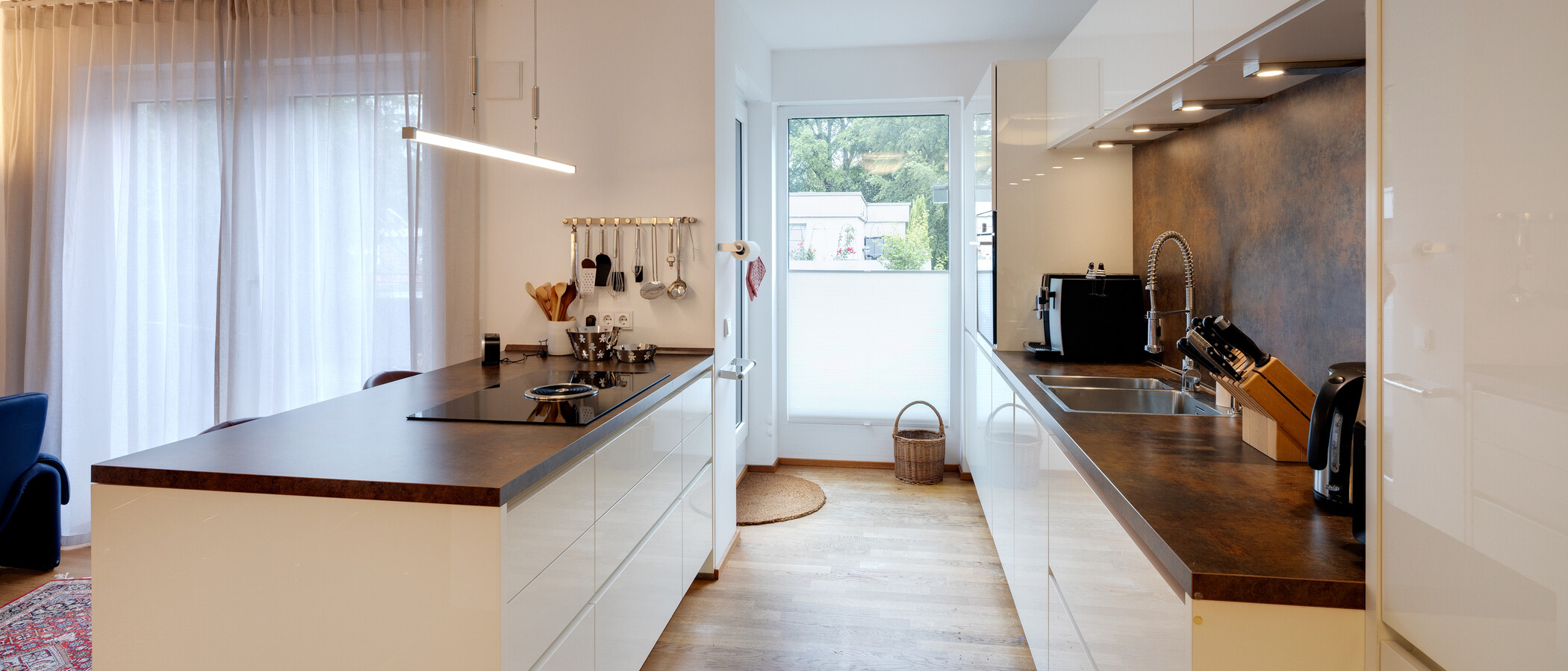 appartement avec terrasse sur le toit München Menterschwaige 03 cuisine 14914