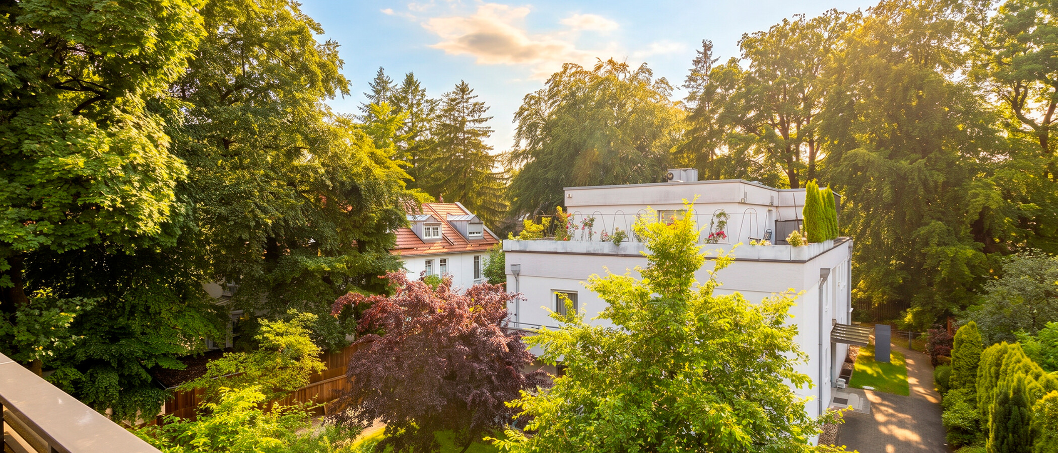appartement avec terrasse sur le toit München Menterschwaige 02 vue 14914