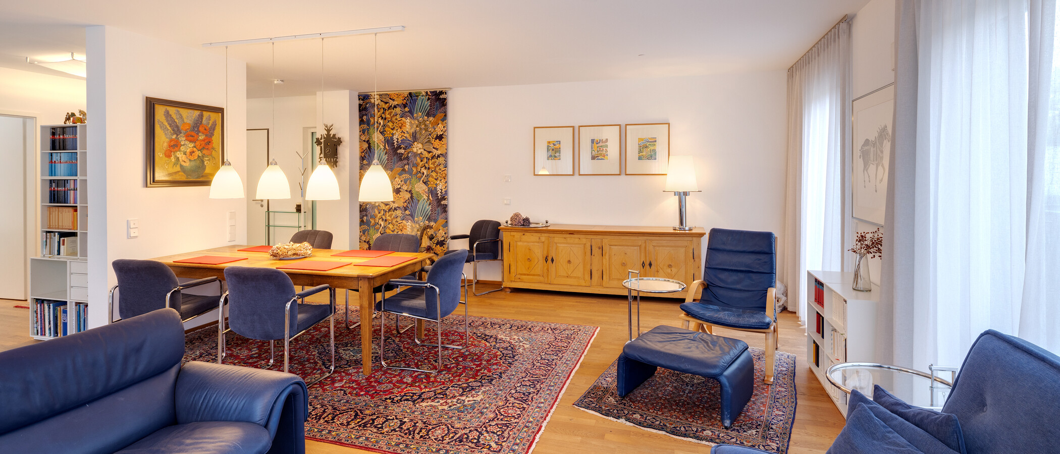 appartement avec terrasse sur le toit München Menterschwaige 03 pièce à vivre 14914