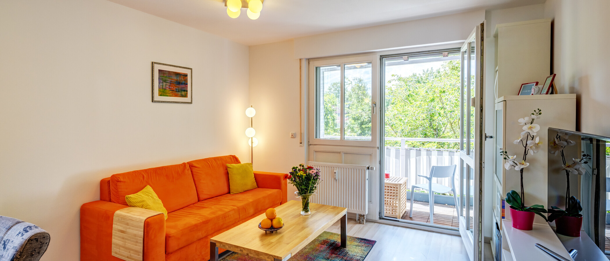 appartement München Lerchenau 01 pièce à vivre 14916