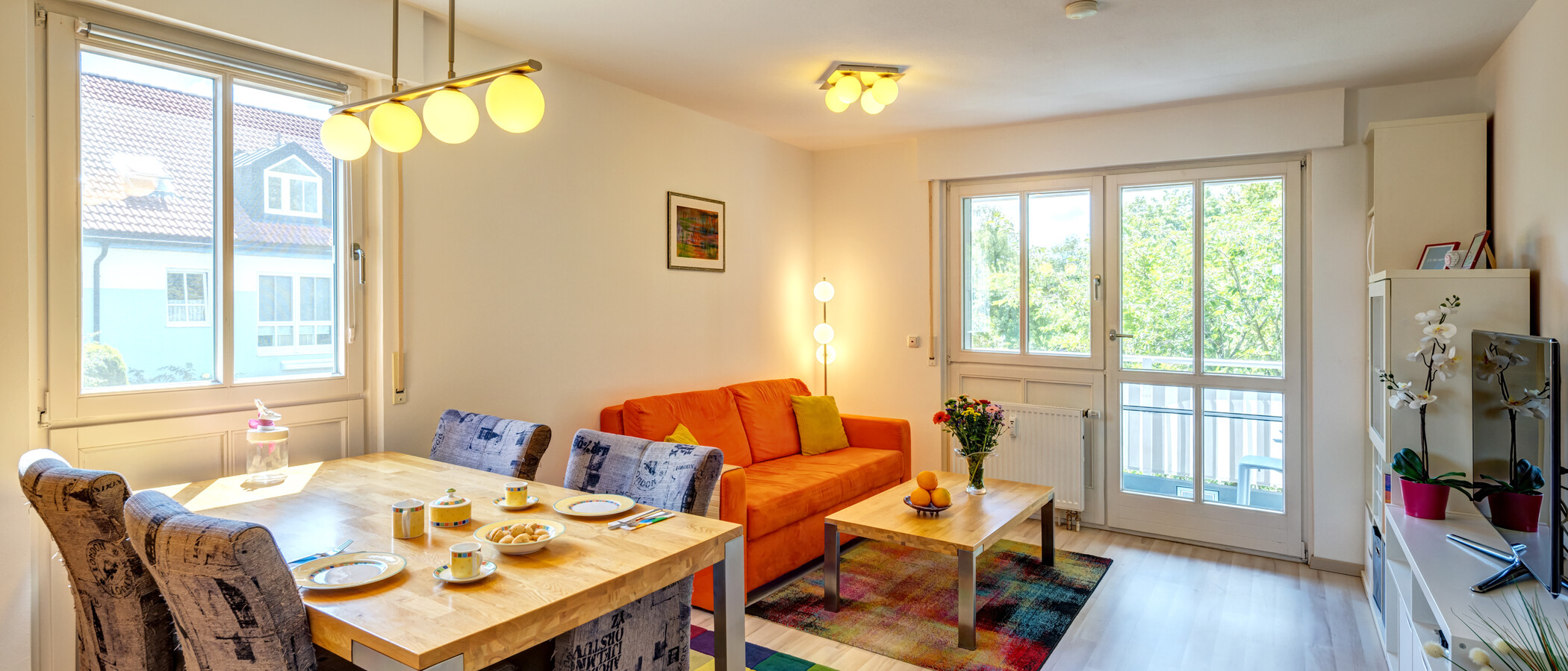 appartement München Lerchenau 02 pièce à vivre 14916