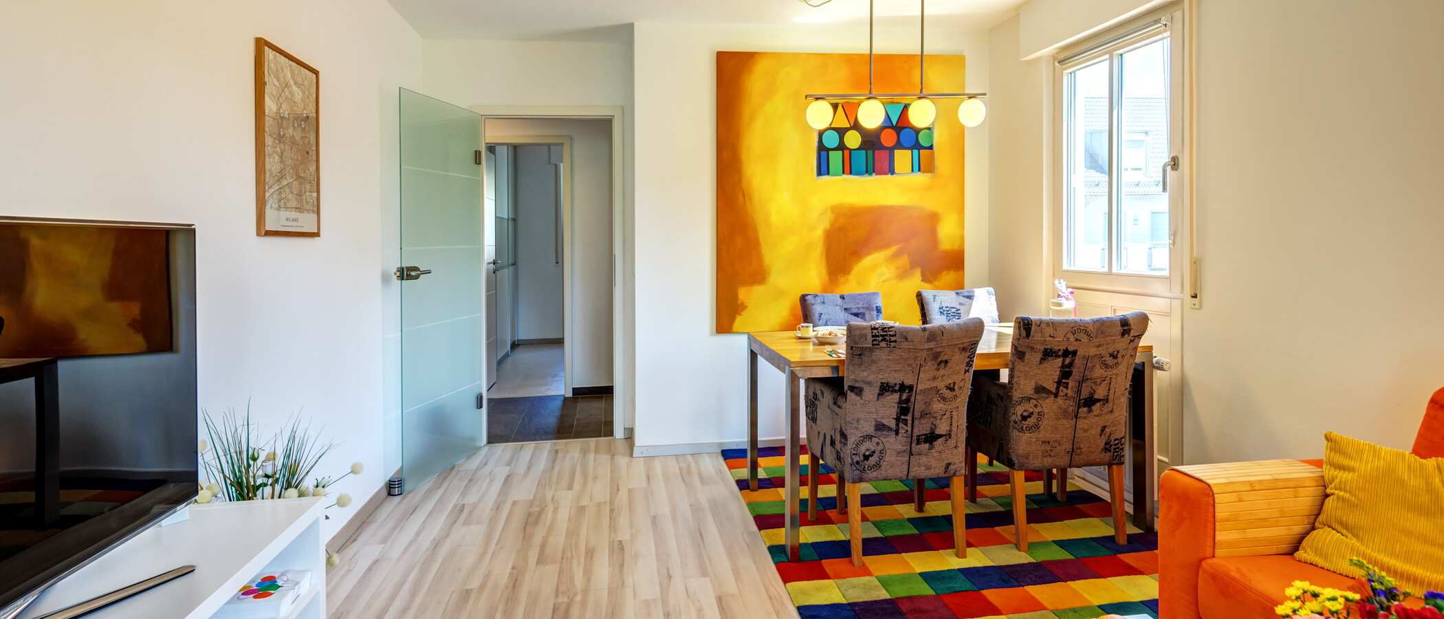 appartement München Lerchenau 03 pièce à vivre 14916